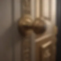 Elegant Brass Door Handle