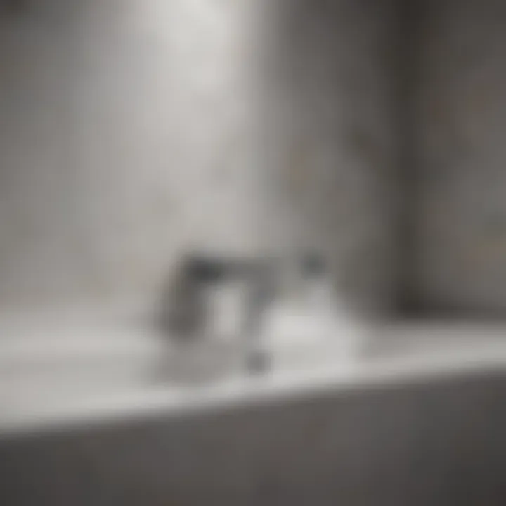 Elegant chrome 2-handle shower tub faucet