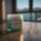 Elegant container of chlorine tablets