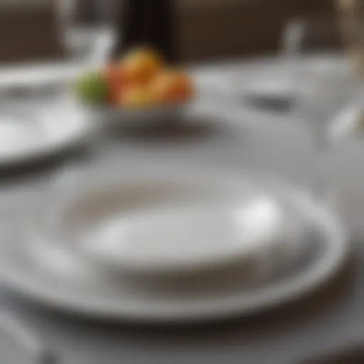 Elegant Corelle City Block Dinner Plate Setting