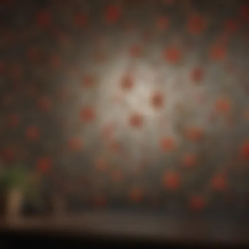 Elegant 64-Inch Mini Blind with Floral Pattern