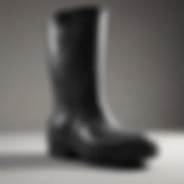 Sleek and Stylish Muck Boot Elegant Muck Boot on White Background