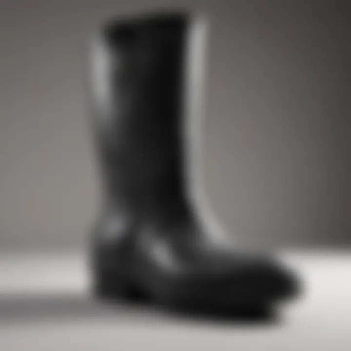 Sleek and Stylish Muck Boot Elegant Muck Boot on White Background