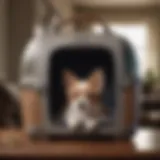 Elegant 28-Inch Pet Carrier with Plush Interior
