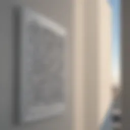 Elegant PVC Vent Cover in Modern Architecture