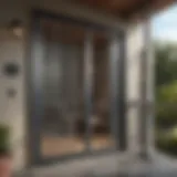 Elegant stainless steel screen design for porch