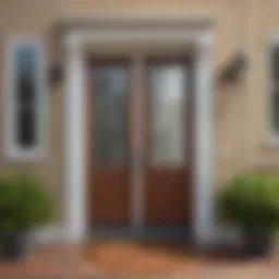 Elegant 8-Foot Storm Door with Pet Door