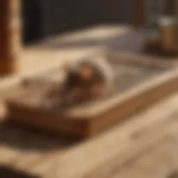 Elegant wooden mouse trap