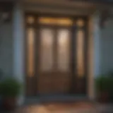 Elegantly designed full view storm door