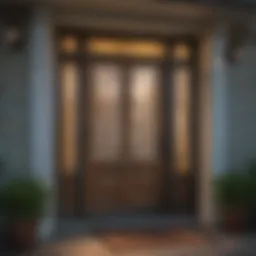 Elegantly designed full view storm door