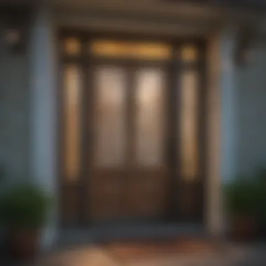 Sophistication in Design Elegantly designed full view storm door