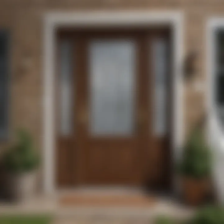 Energy-efficient storm door feature