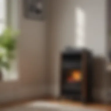 Energy-efficient 120-volt electric heater in action