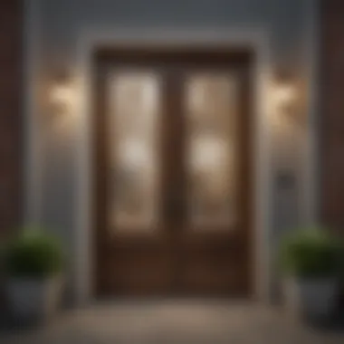 Energy-efficient features of ventilated exterior door