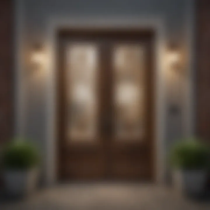 Energy-efficient features of ventilated exterior door