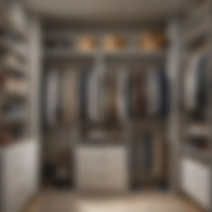 Optimizing closet organization with heavy-duty rod