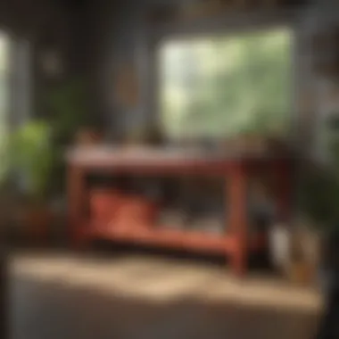 Innovative Ergonomics Visual Ergonomic Design Features of Ace Hardware Potting Bench