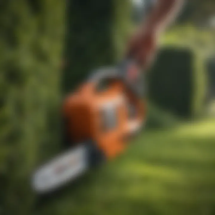 Ergonomic Design of Premium Battery Hedge Cutter