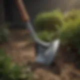 Ergonomic design of a two-prong weeding hoe