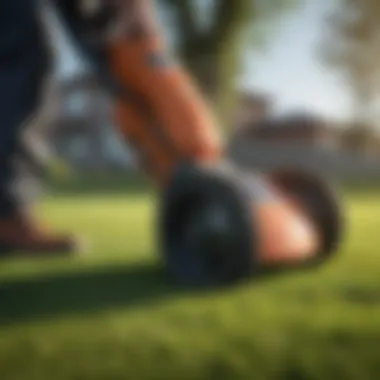Sleek Ergonomic Edging Companion Ergonomic Lawn Edger Design