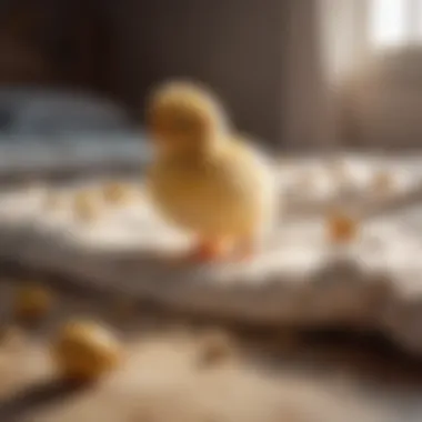 Bedding Materials for Chicks Illustration of chick bedding materials