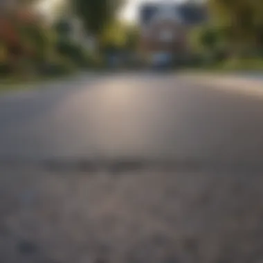 Benefits of Effective Crack Sealing A well-maintained driveway showcasing the benefits of effective crack sealing