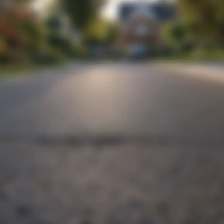 Benefits of Effective Crack Sealing A well-maintained driveway showcasing the benefits of effective crack sealing