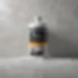 Different types of water softener salt products displayed