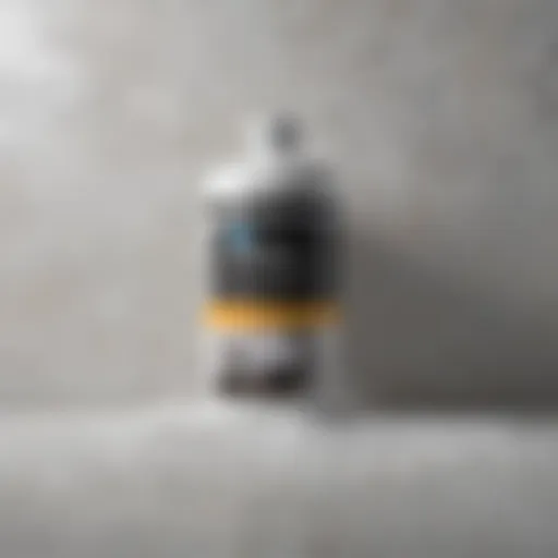 Different types of water softener salt products displayed