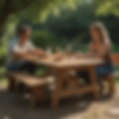 Expert Guidance for Informed Purchases Expert choosing the best wood picnic table for informed decision-making