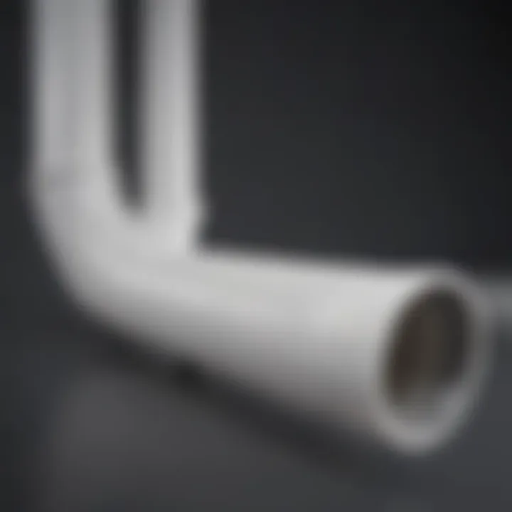 Different applications of PVC pipe in plumbing and construction.