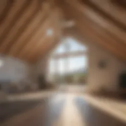 Innovative attic wind turbine installation