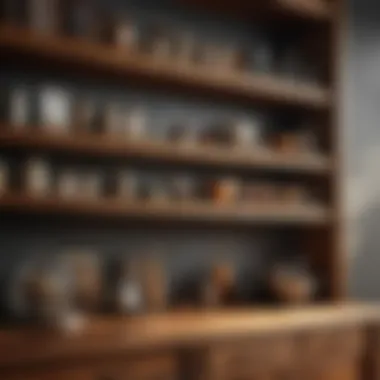 Exquisite Minwax Hickory Shelf Design Minwax Hickory shelves showcasing elegant craftsmanship