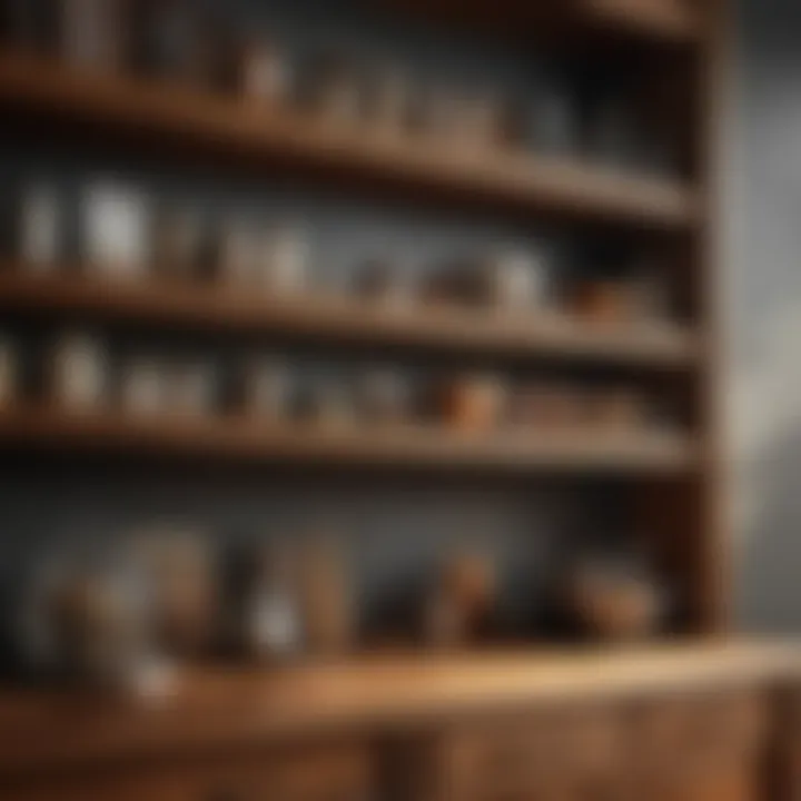 Exquisite Minwax Hickory Shelf Design Minwax Hickory shelves showcasing elegant craftsmanship