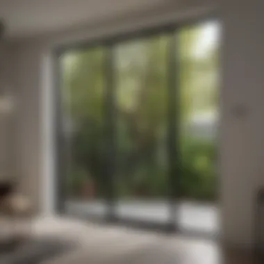 Energy-efficient features of a 36 by 80 sliding screen door