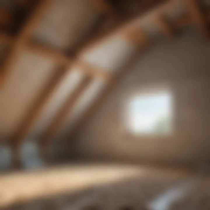 Innovative rockwool attic insulation