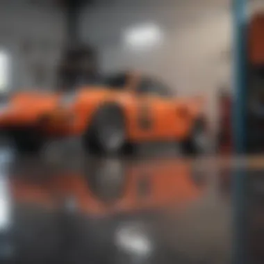 Vibrant Color Versatility Vibrant color garage floor paint