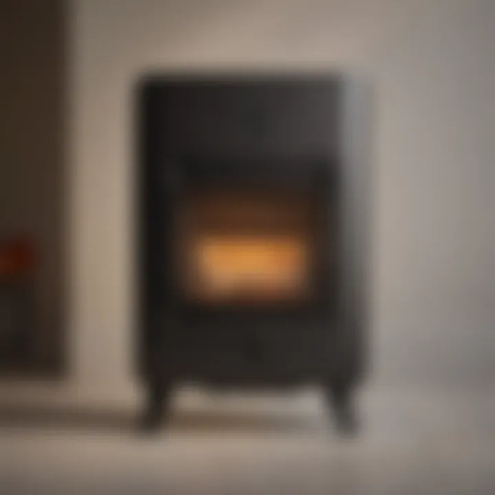 Energy-efficient gas space heater with innovative heating technology