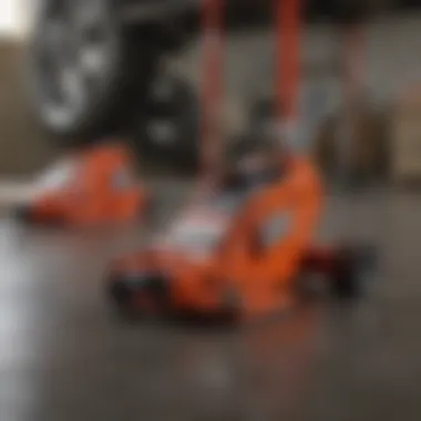 Types of Heavy-Duty Floor Jacks Various types of floor jacks displayed