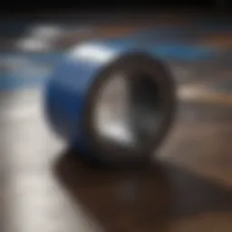 Abstract geometric design inspired by painters tape