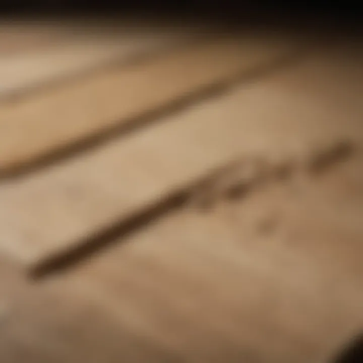 Comparison of different types of sandable wood fillers