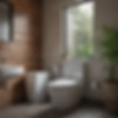 Eco-friendly toilet kit with sustainable materials