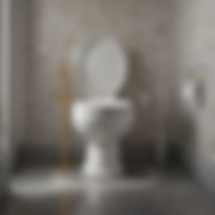 Luxurious toilet kit with opulent finishes