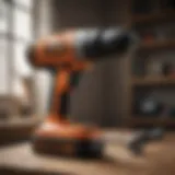 Black and Decker Cordless Drill in Action