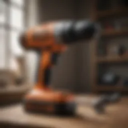 Black and Decker Cordless Drill in Action