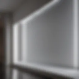 Elegant design of clear fluorescent light cover