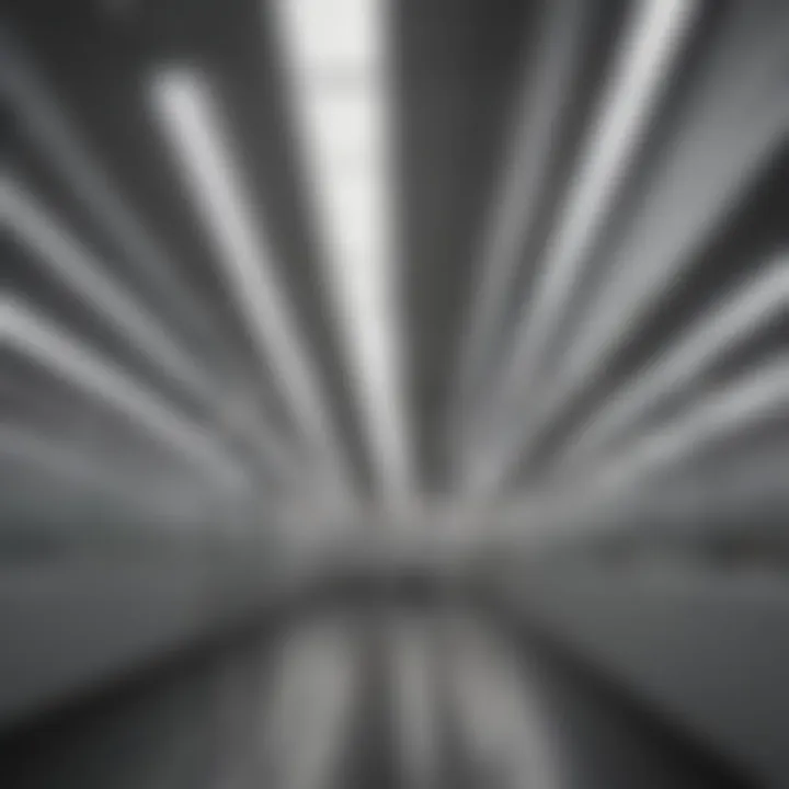 Various types of clear fluorescent light covers