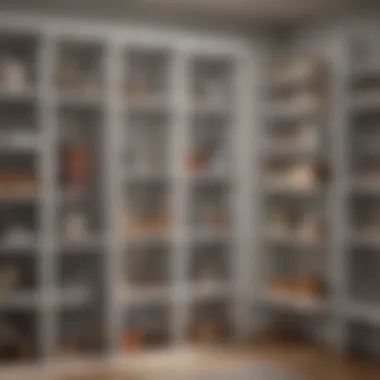Installing ClosetMaid Connector in Shelving Unit Installation of a ClosetMaid standard connector within a modular shelving unit.