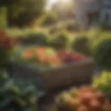 Abundant Coastal Maine Garden Harvest Bountiful harvest of fresh produce in coastal Maine garden