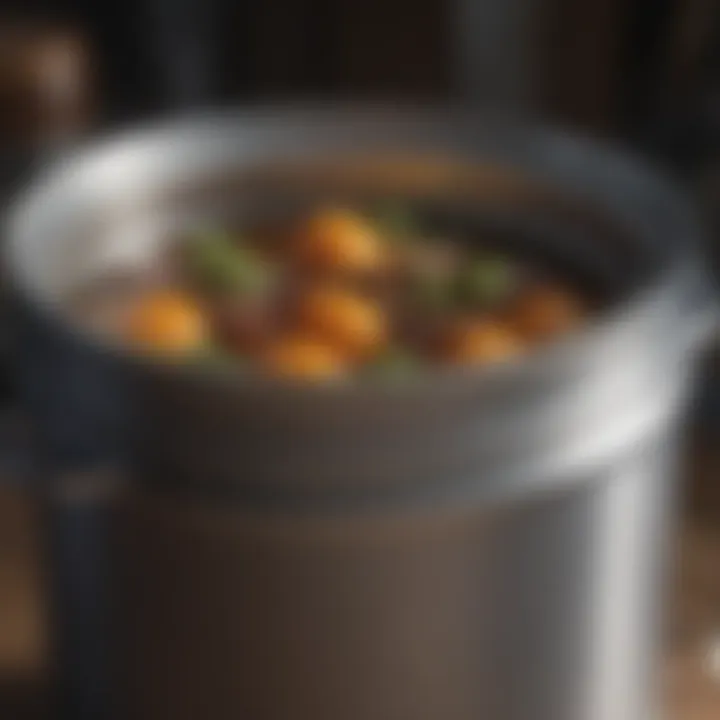 Canner Pot: Structural Insights Illustration of the canner pot highlighting the interior structure